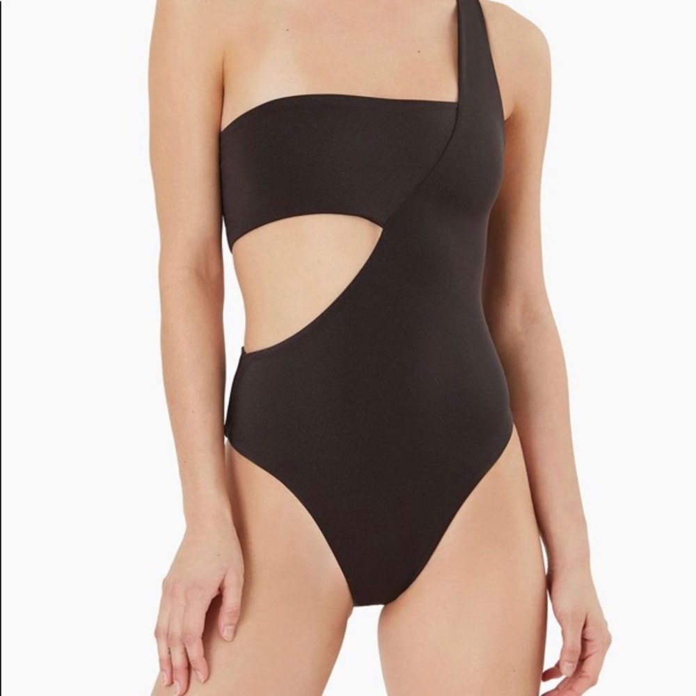 Onia Black Cutout One Piece